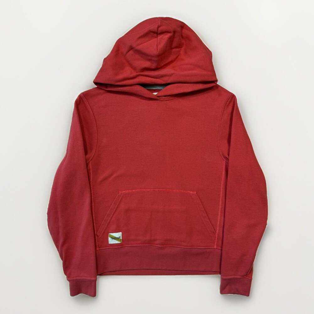 Tracksmith Hoodie Women's XS Pink Red Fleece Pullover Running Athleisure